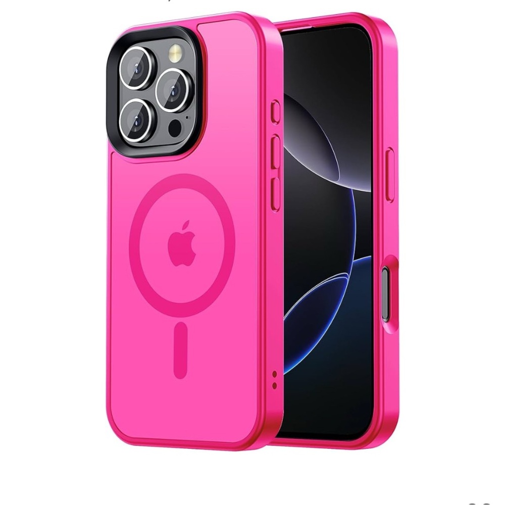iPhone 16 Pro Phone Case 6.3 inch, Hot Pink - Picture 3 of 12